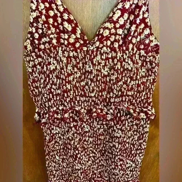 Women’s Long Floral Elastic Maxi Dress - Picture 5 of 5